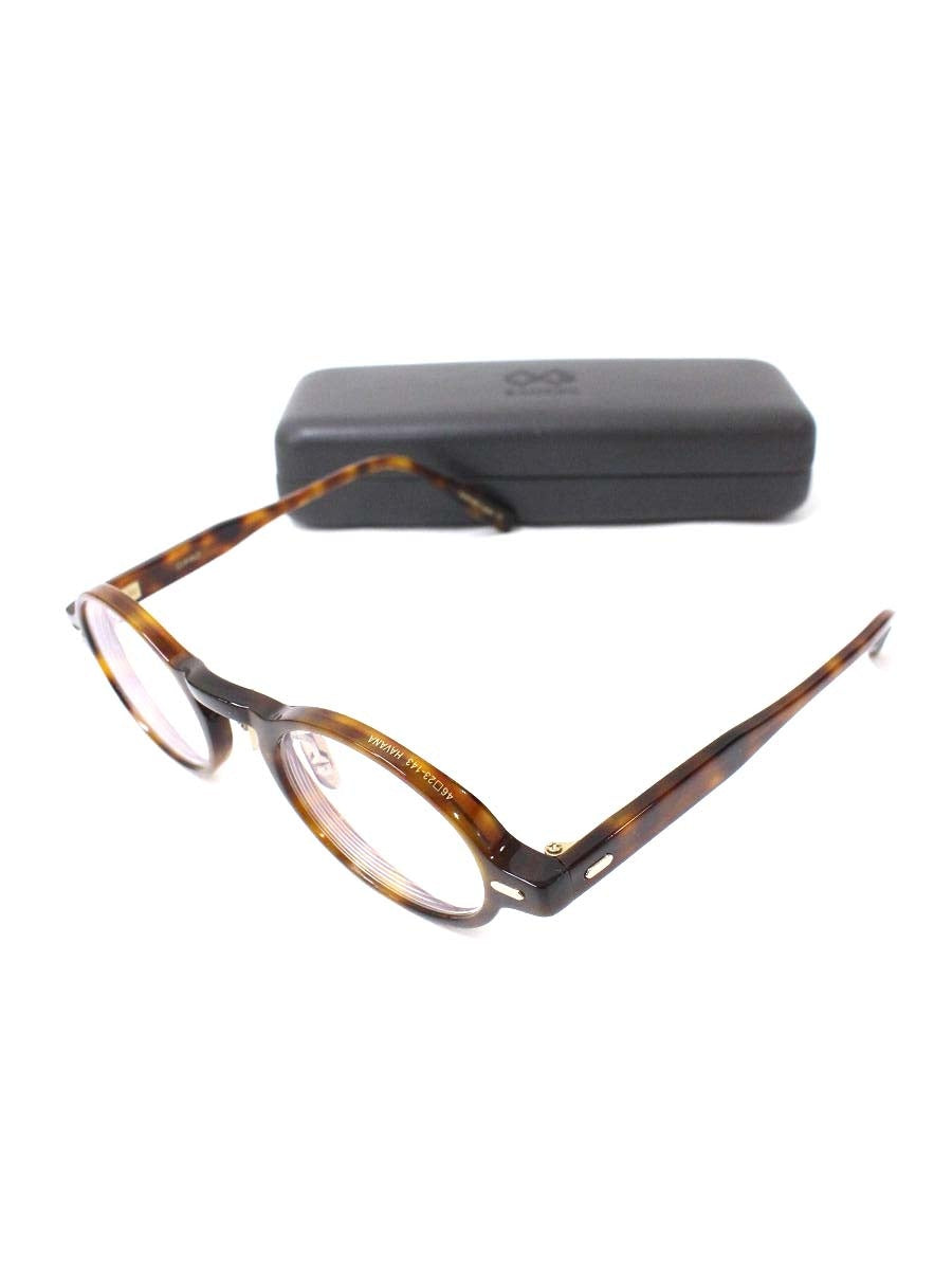 オージーバイオリバーゴールドスミス PRO メガネ ブラウン ウェリントン べっ甲柄 IT377TO5S5AP