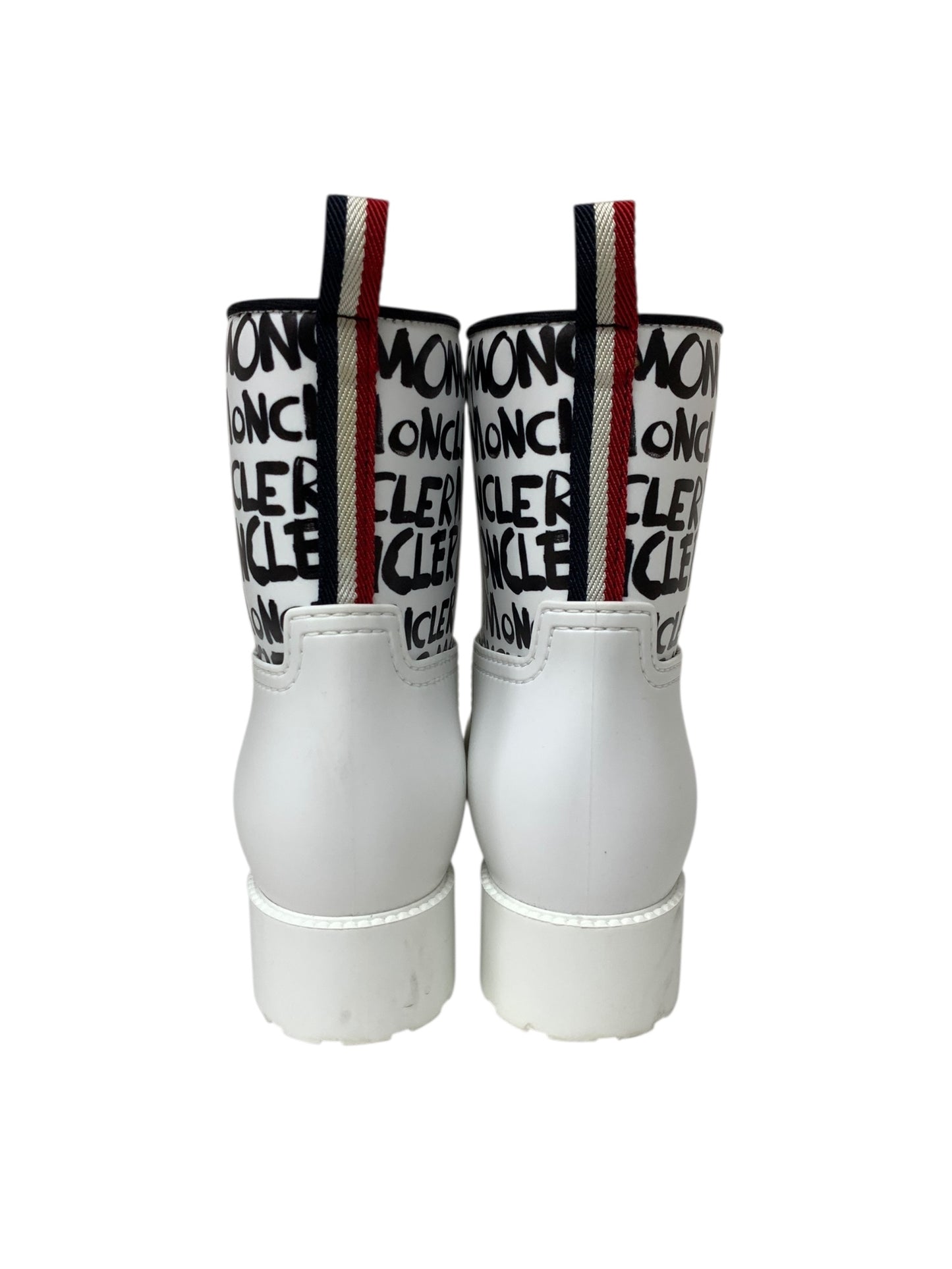 モンクレール レインブーツ 37 ホワイト ショート ITGS11XKNPH0