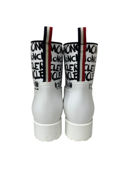 モンクレール レインブーツ 37 ホワイト ショート ITGS11XKNPH0