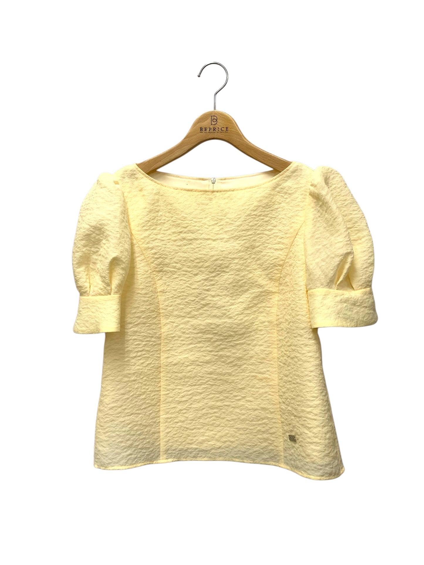 フォクシーニューヨーク Fleur De Trefle 45319 ブラウス 40 イエロー ITGY30OMB6QG