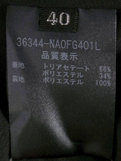 フォクシーニューヨーク Barron バロン 36344 ワンピース 40 ブラック バックジップ IT3DCXU8PJ8Q