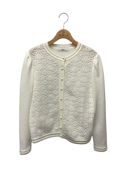 ルネ Lace Knit Cardigan 6412540 カーディガン 36 ホワイト ITDTI3EVP0J8