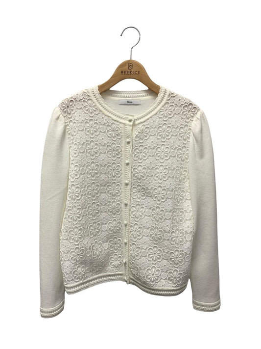 ルネ Lace Knit Cardigan 6412540 カーディガン 36 ホワイト ITDTI3EVP0J8