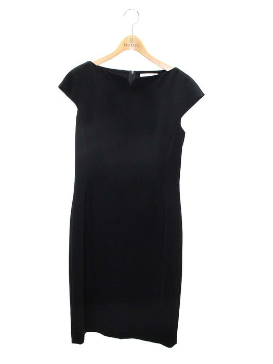 フォクシーニューヨーク 36600 ワンピース 40 ブラック バックジップ ハートシェイプドネック IT78VAK4Y8GE