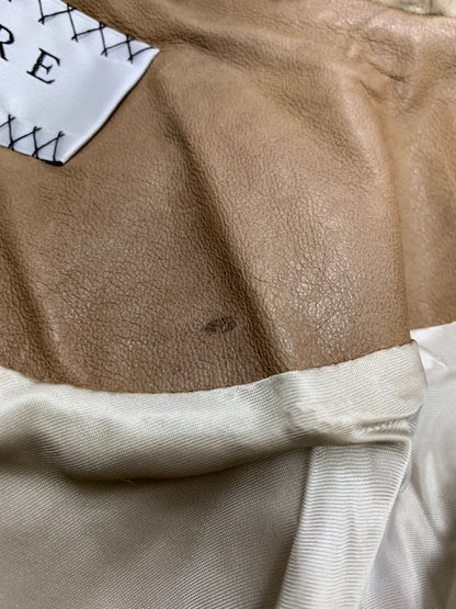 アドーア 531-6259805 フェイクファージャケット 38 グレージュ スタンドカラー ITTBBKYSDYCU