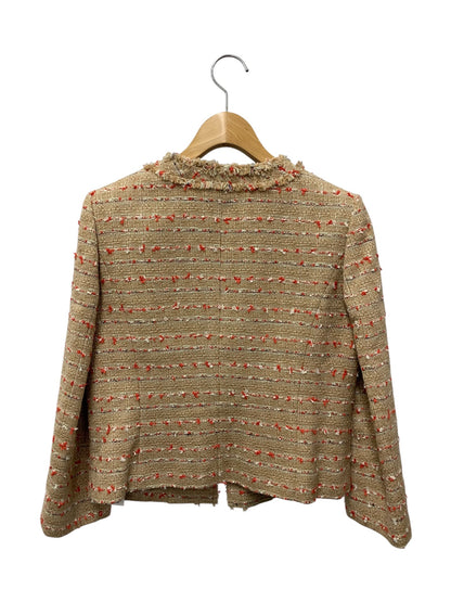 フォクシーブティック Tweed Jacket 38674 ジャケット 40 ベージュ IT46YSWOOL6A
