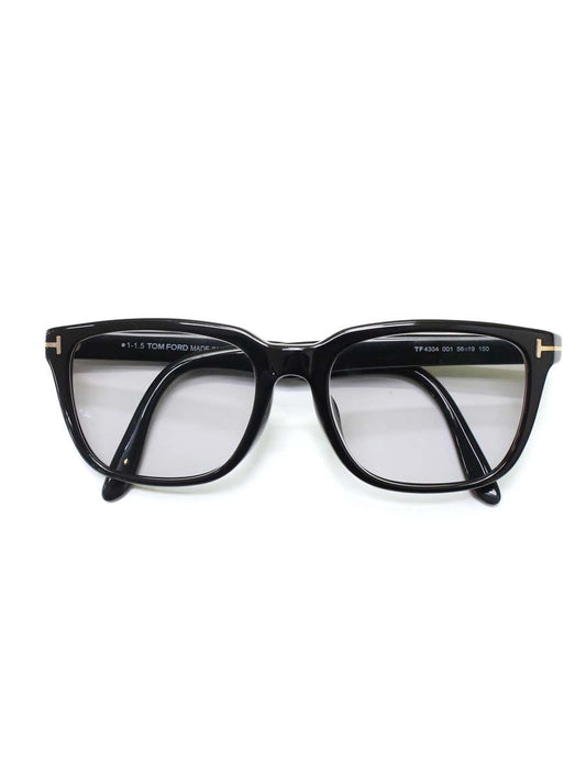 トムフォード TF-4304 メガネ ブラック セルフレーム フルリム ウェリントン ITBCUOKSFTPW