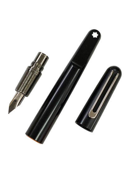 モンブラン 万年筆 「M」マークニューソン 113618 ウルトラブラック M 14K 生産終了モデル IT2OJRHOFNLL
