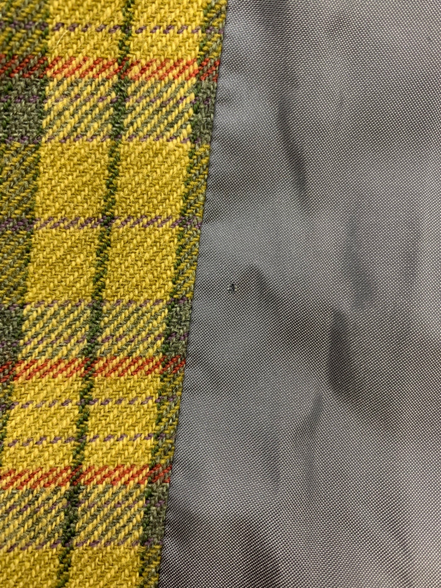 ヨウジヤマモトプールオム HG-J60-146 コート S イエロー チェック 96AW ITG45GW0QWEC 【SALE】