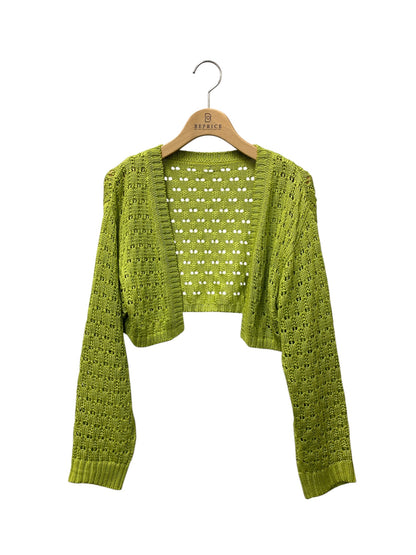 フォクシーブティック Cardigan Mila 44630 カーディガン 38 グリーン シルク混 ITNEIBIJHBAU