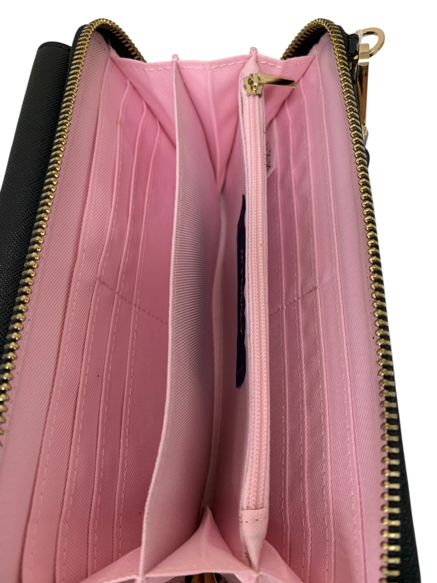 エムズグレイシー Wallet Ribbon Bag 894507 長財布 ブラック ストラップ付き ポシェット IT1EDIWQW1B8