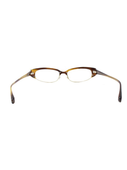 オリバーピープルズ Flux メガネ ブラウン コンビフレーム フルリム ブロウ IT8M8GL8THVL 【SALE】
