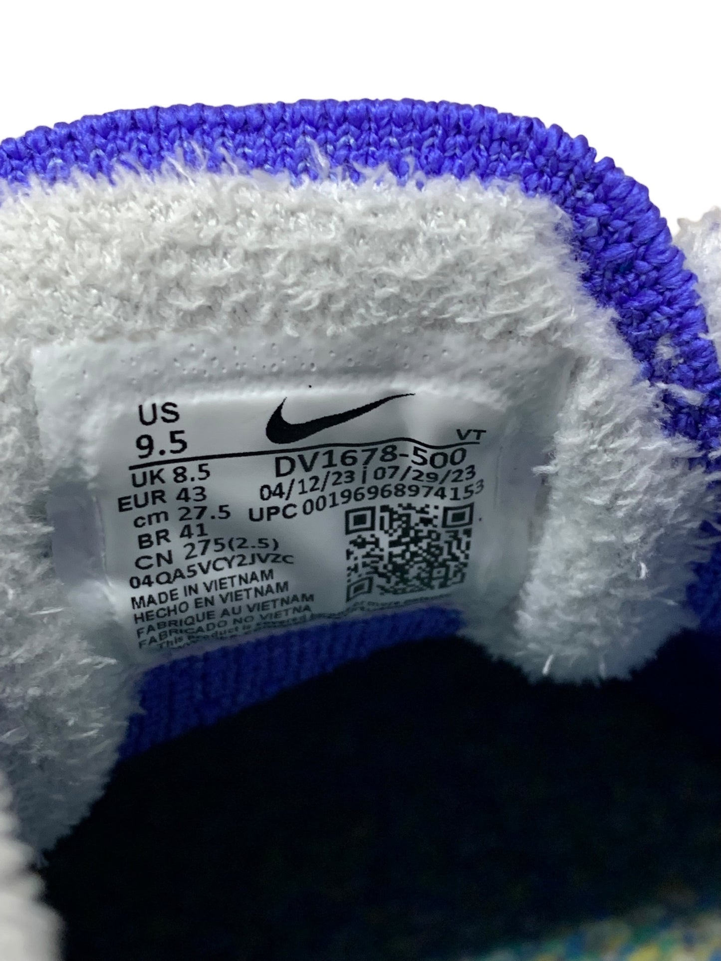 ナイキ エア ヴェイパーマックス 2023 フライニット  DV1678-500 スニーカー 27.5 ブルー ITYHI1XFZOR4