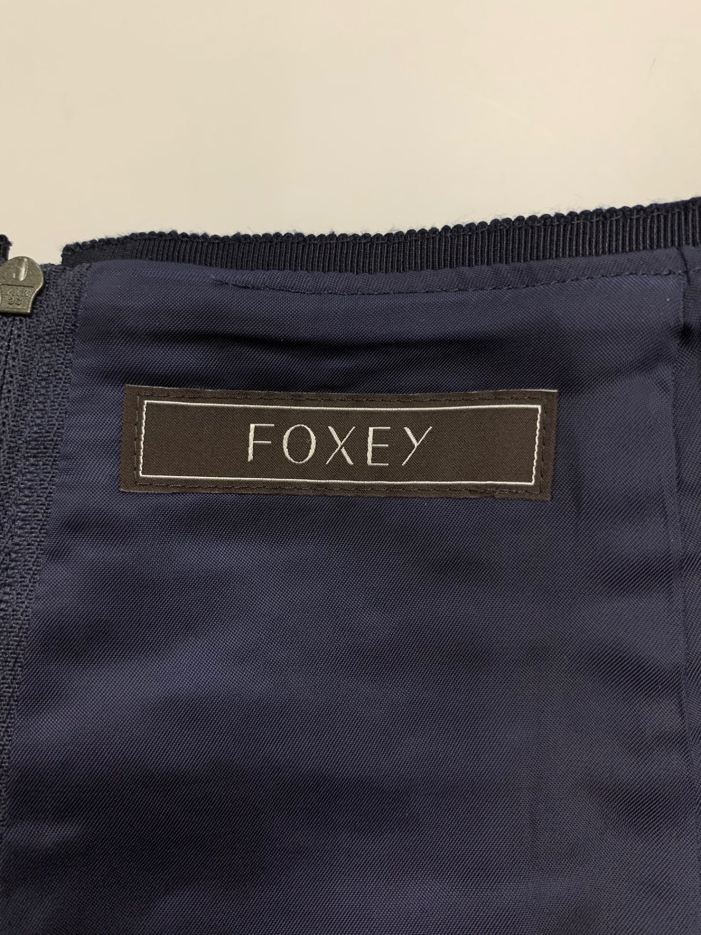 フォクシーブティック Skrit Swing Flare 40358 スカート 38 ネイビー  