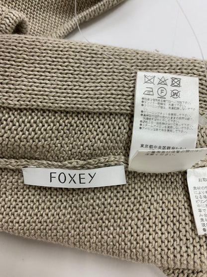 フォクシーブティック パーカ フーディ リネン 39672 40 ベージュ IT597Y1JT39K