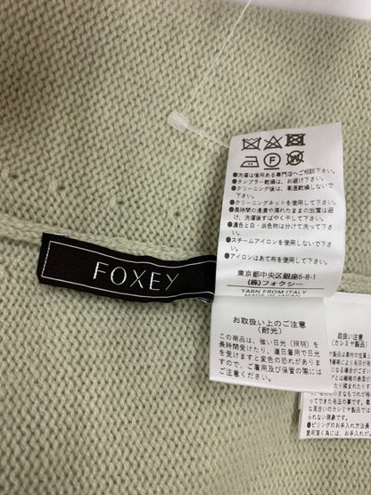 フォクシーブティック マカロントップス 43179 ニット セーター 38 グリーン ITW8Y1JV66KW