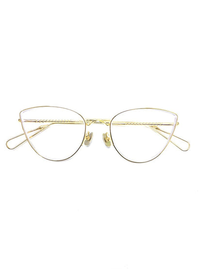 アーレム Place Mireille メガネ ゴールド メタルフレーム(合金＋22Kメッキ) フルリム キャットアイ IT1CVMD94HTO 【SALE】