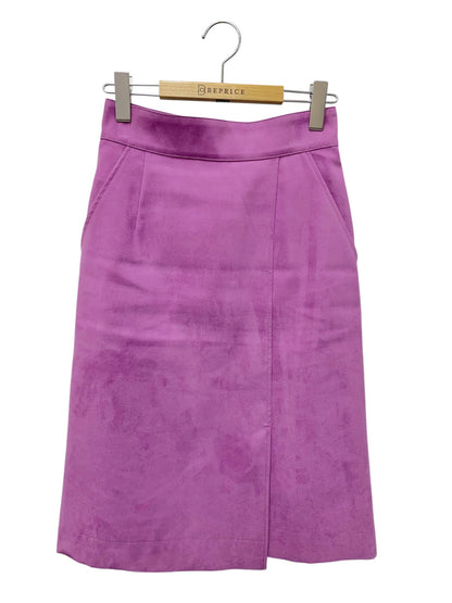 アナイ 101827-11-420-51-360 スカート 36 パープル スエード ITLTA0OS2UA8