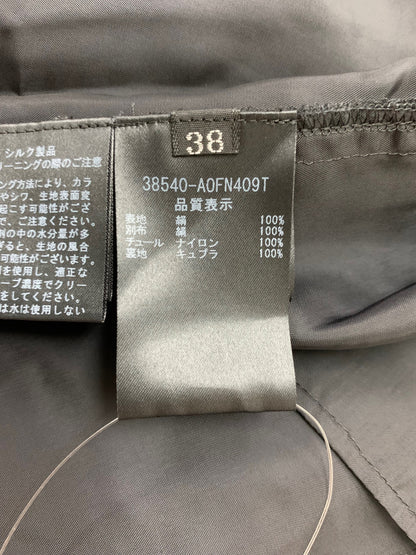 フォクシーブティック Dress 38540 ワンピース 38 ブラック シルク オーガンジーフリル IT49EXJ90Y8P