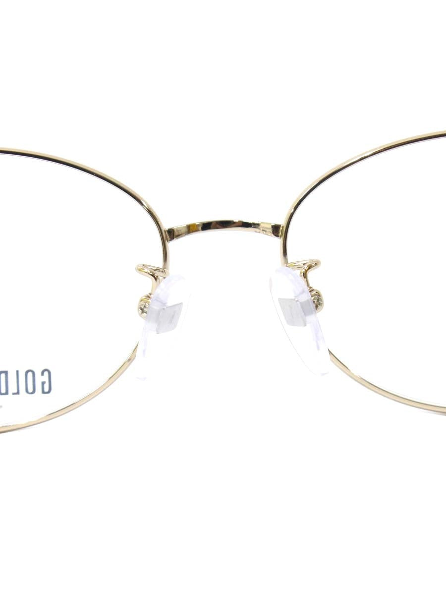 ゴールドファイル GPE-5034 メガネ ネイビー/ゴールド コンビフレーム  フルリム スクエア ITWRCKTI2VCG