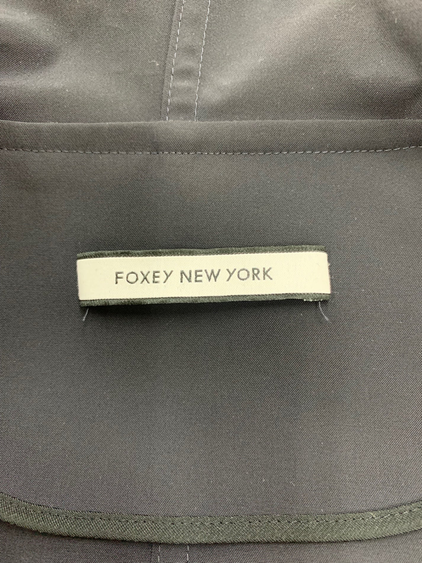 フォクシーニューヨーク コート Rainy Fit and Flare 34807 38 ネイビー ITPQGQVN3YSW