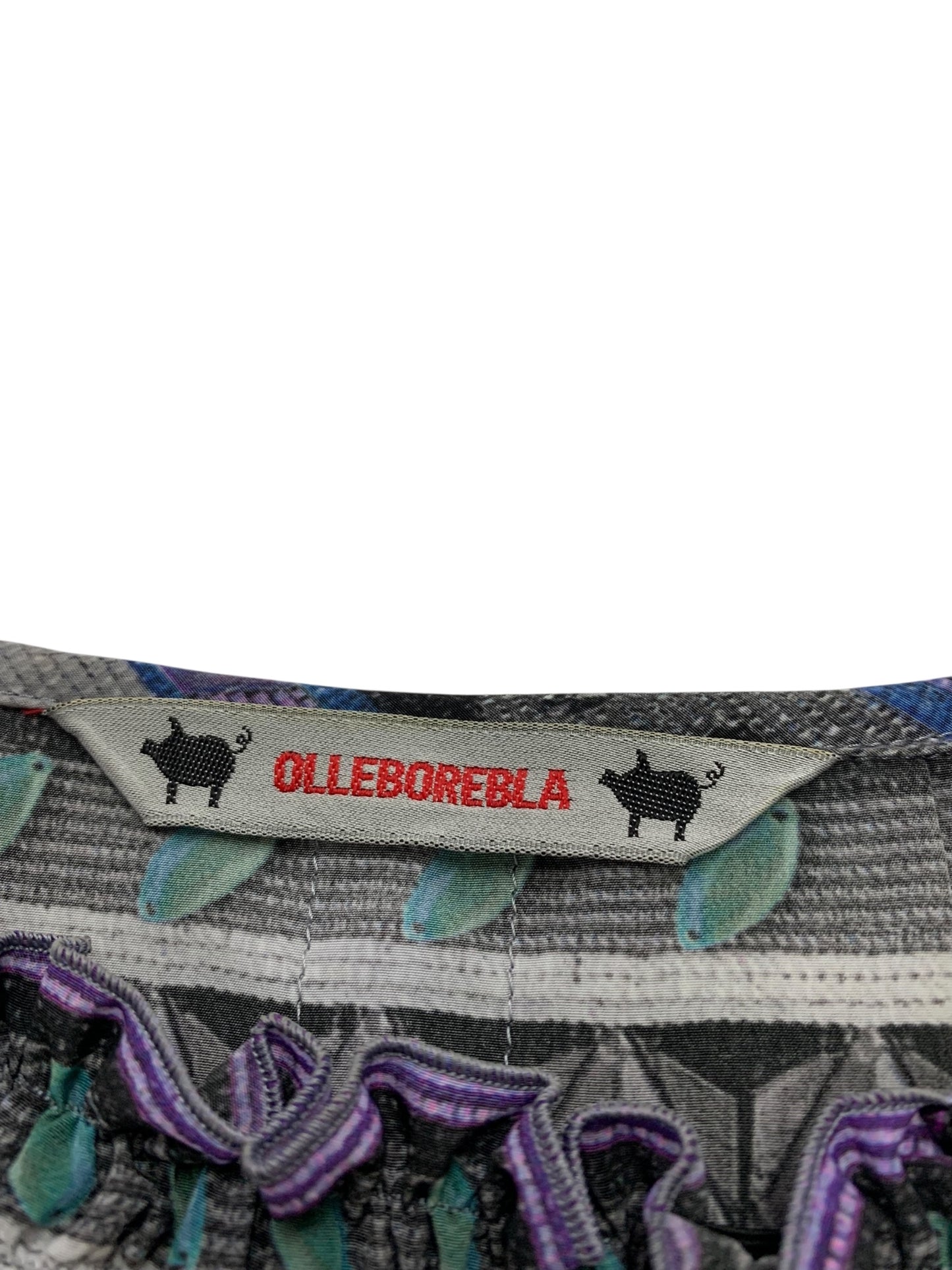 アルベロベロ 715872 ワンピース F グレー アニマルプリント ギャザー ITKAZFVBY4YH