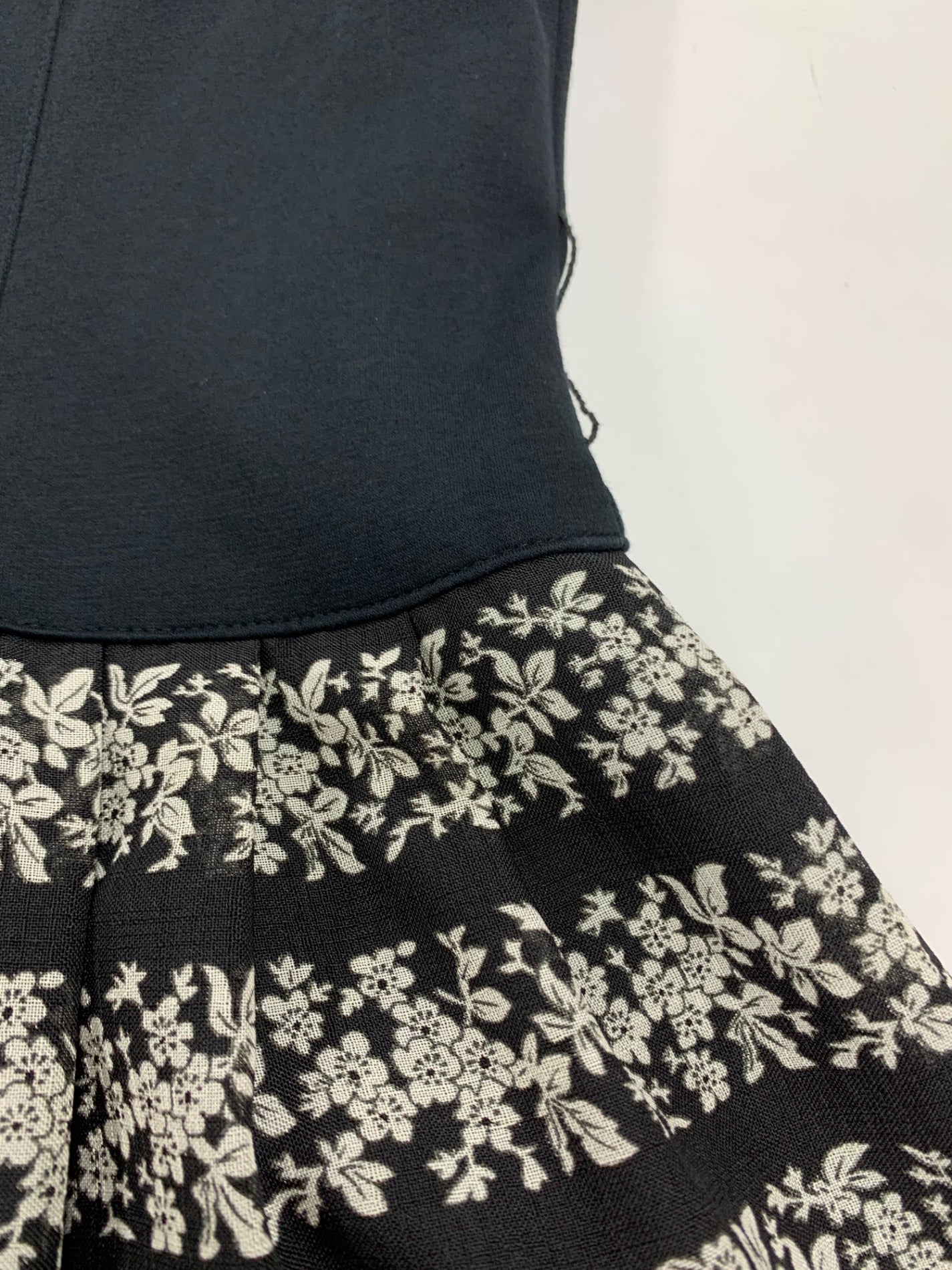 エムズグレイシー 311337 ワンピース 40 ブラック 異素材ミックス フラワー ITP1RVYR2AQC