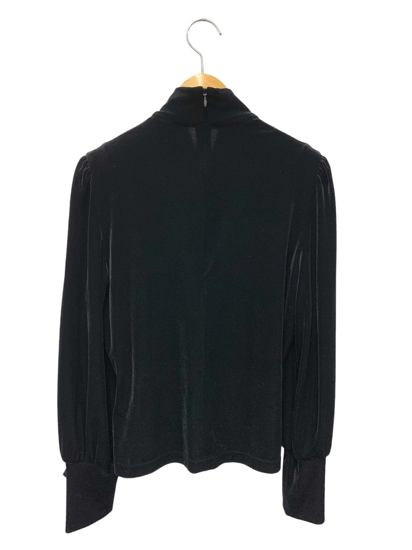 エムズグレイシー ハイネックベロアカットソー 315602 38 ブラック ブローチ付き ITLZ157D9CFK 【SALE】