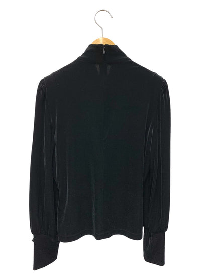 エムズグレイシー ハイネックベロアカットソー 315602 38 ブラック ブローチ付き ITLZ157D9CFK 【SALE】