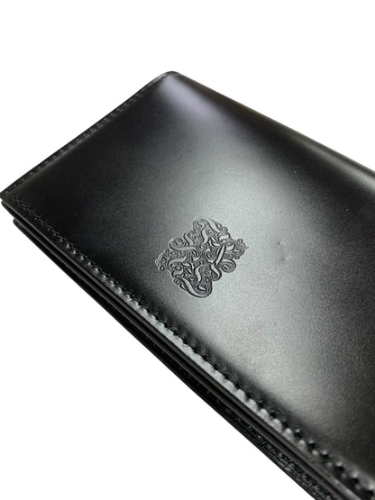 ジ・ウォームスクラフツ・マニュファクチャー 名刺入れ カードケース ブラック コードバン ITUTFPL4DCLK