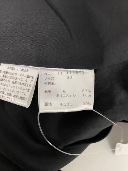 エムズグレイシー 114602 ジャケット 38 ブラック リボン ウール ITGFUX0MB0PN