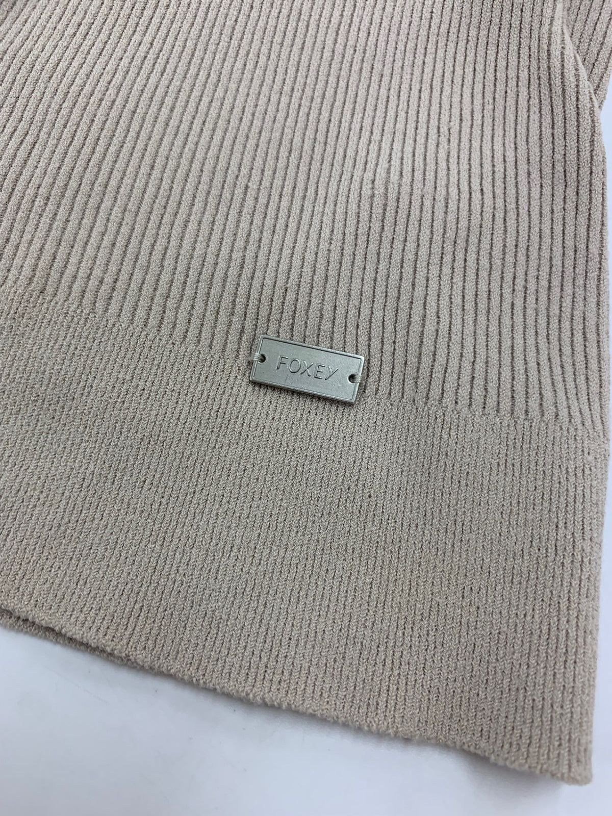 フォクシーブティック KNIT TOP "DOLCEVITA 42446 ニット 40 ベージュ ITWR6B793LMW