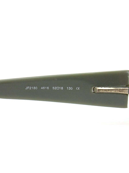 ジェイエフレイ JF2180 メガネ グレー/レッド コンビフレーム フルリム スクエア ITE3FJI4IWF0