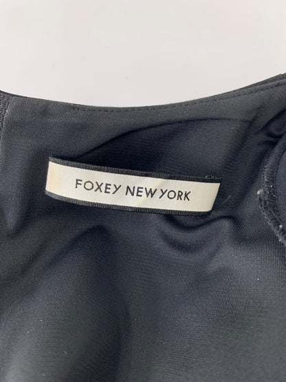 フォクシーニューヨーク 37731 ワンピース 38 ブラック 半袖 ITC8GXGLFCX8