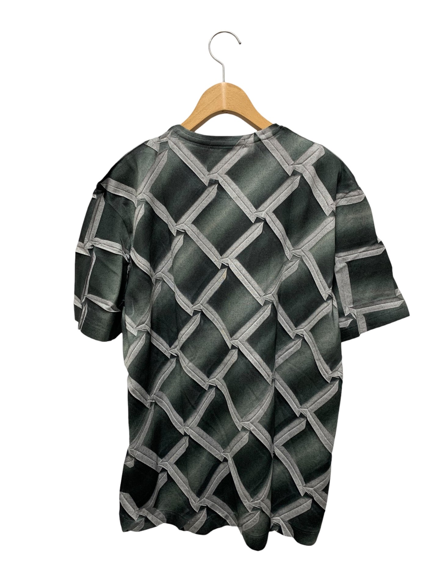 イッセイミヤケメン ME23JK417 Tシャツ 2 グリーン プリーツプリント IT5RPLXABV3K