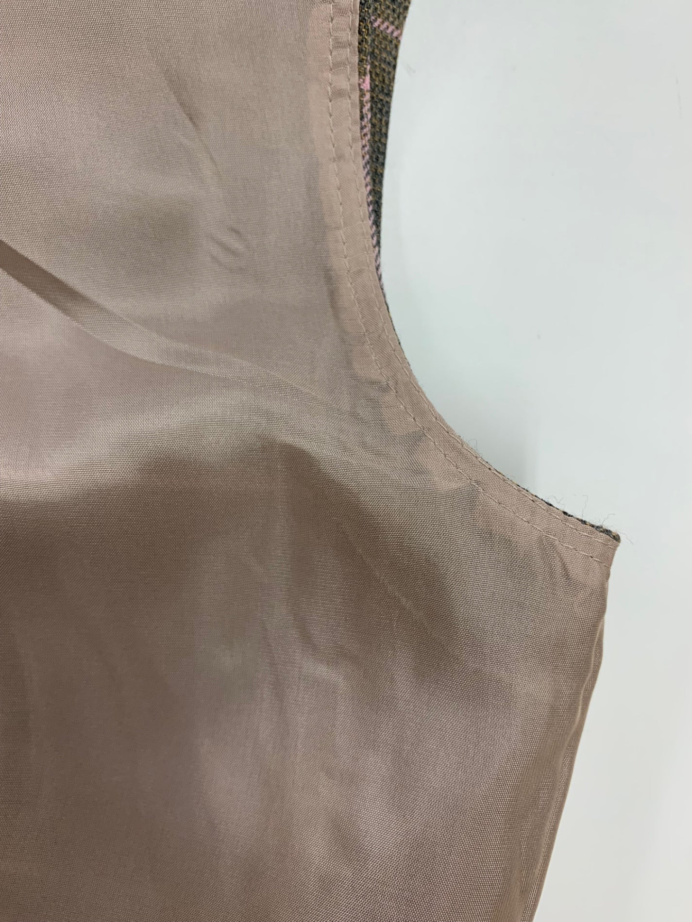 フォクシーブティック Dress Rose Latte 43044 ワンピース 38 グレー チェック柄 ウール混 IT8L1F0PCAKW