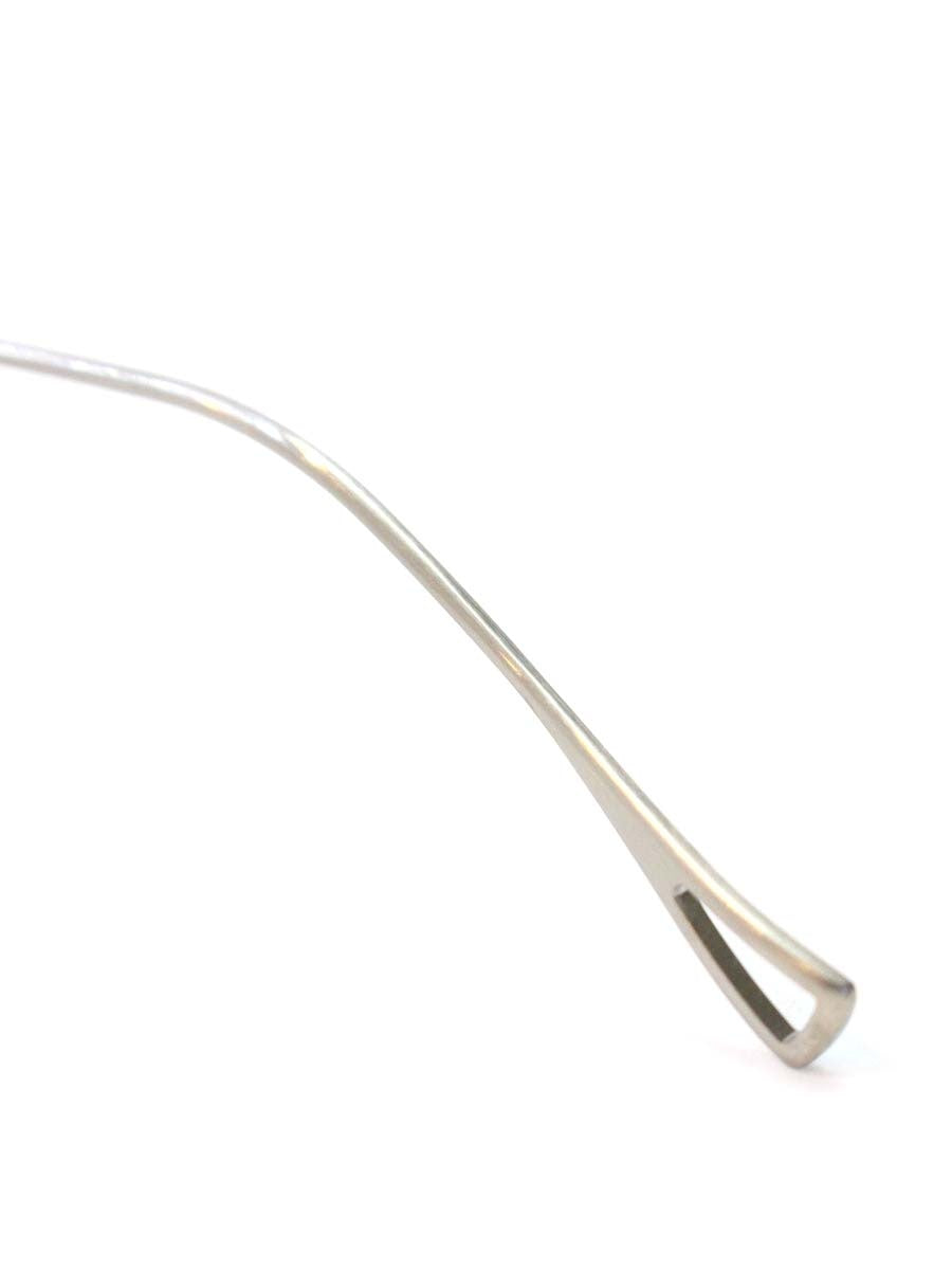 カメマンネン KMN114 メガネ シルバー メタルフレーム フルリム スクエア ITOEF2KYDXO1