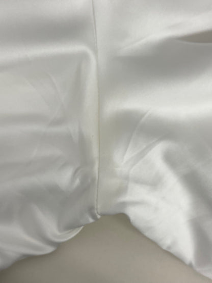 フォクシーニューヨーク Pants Addison 43486 パンツ 38 ホワイト ワイド タック IT09MFCYF62Q