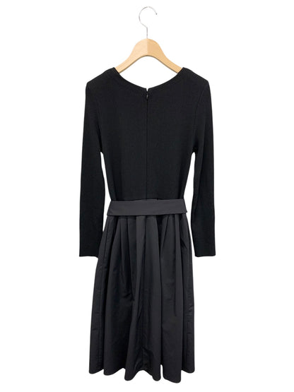 エムプルミエクチュール ワンピース F928-007 38 ブラック ニット切替 ITZ88ORES35U