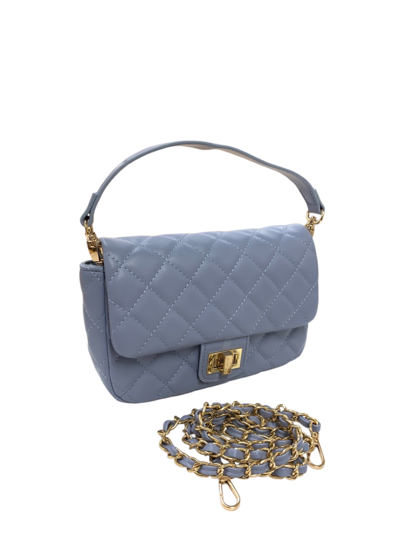 エムズグレイシー 494134 バッグ ブルー キルティング ２way チェーン ITQZVZ327XCM 【SALE】