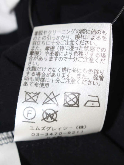 エムズグレイシー 115335 Tシャツ 38 ホワイト/ブラック バイカラー ITHOVA64H76Y