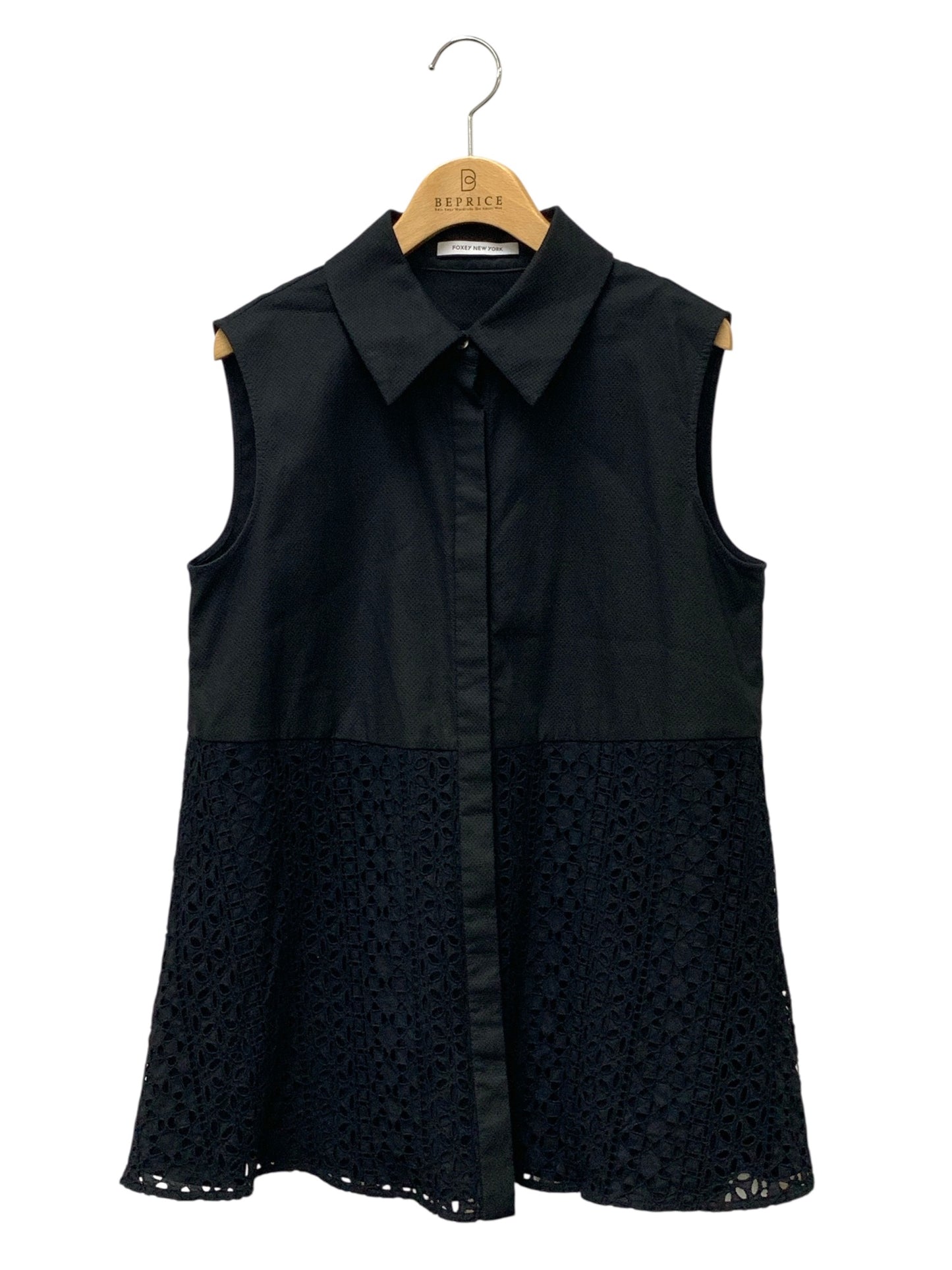 フォクシーニューヨーク Blouse English 44223 ブラウス 42 ブラック IT45YVWV3D2G