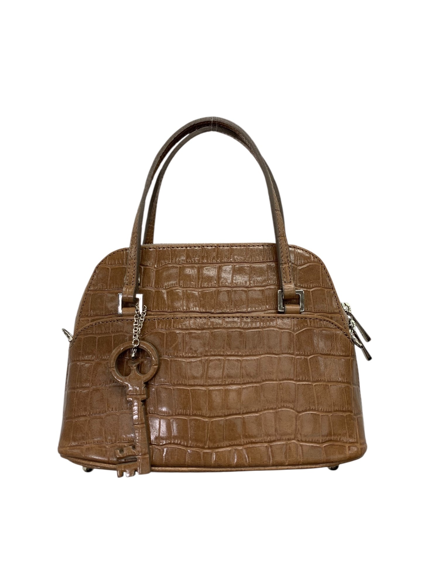 フォクシーブティック SUCCESS MACARON 27074 ショルダーバッグ ブラウン 型押しレザー ITGUBGT2QQOG