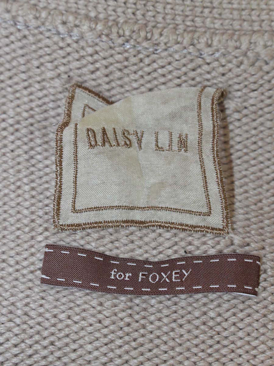 デイジーリン for フォクシー Daisy ふわとろ Angel Hair Cardigan 36506 カーディガン ブラウンベージュ ITF1RQYDGNVC