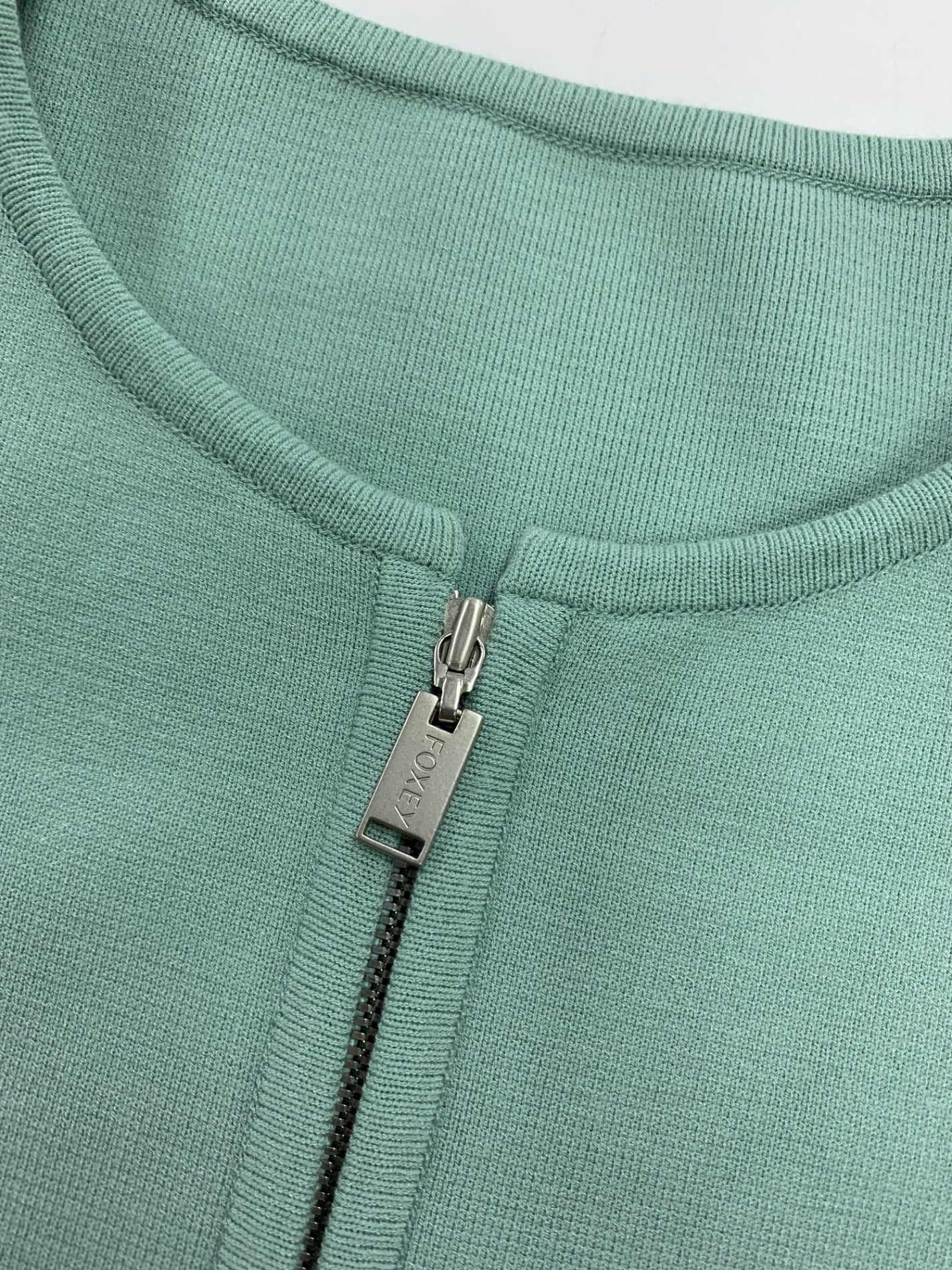 LA4830 フォクシーブティック ジップアップジャケット グリーン 42 LA4830 フォクシーブティック ジップアップジャケット グリーン 42