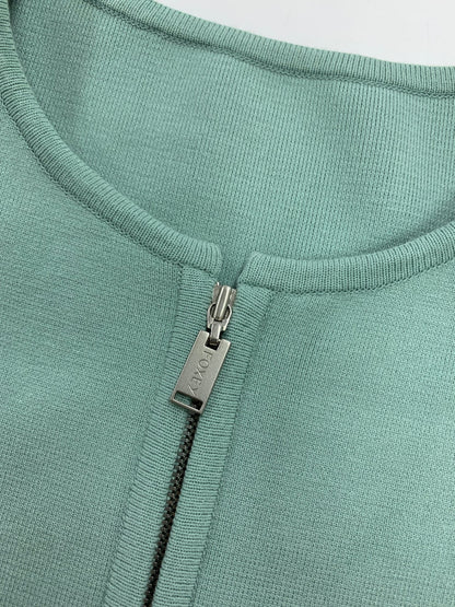 フォクシーブティック Knit Jacket Urban Standard 38054 ジャケット 38 グリーン 2019年増産品 ITH1SZXLMNCW