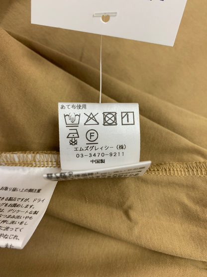 エムズグレイシー 515503 カットソー 38 ブラウン フリル パフスリーブ ITMY0MM7VAOM
