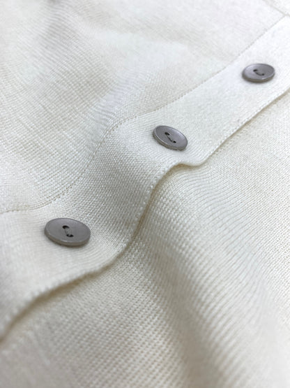 フォクシーブティック Everyday Cardigan 41960 カーディガン 38 アイボリー カシミヤ混 ITANUX3ZMZWA