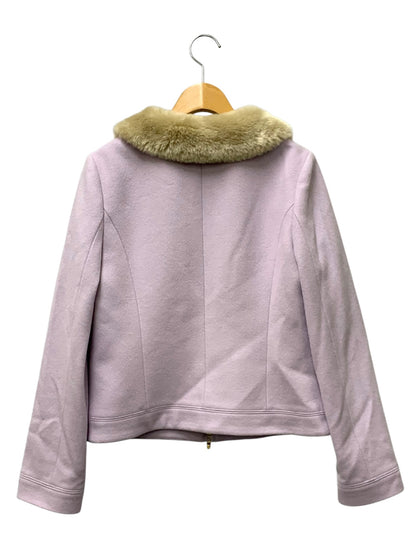 トッカ FANTASIA COTOIW0415 ジャケット 2 パープル ショートコート フェイクファー ITGHUQILPA7I
