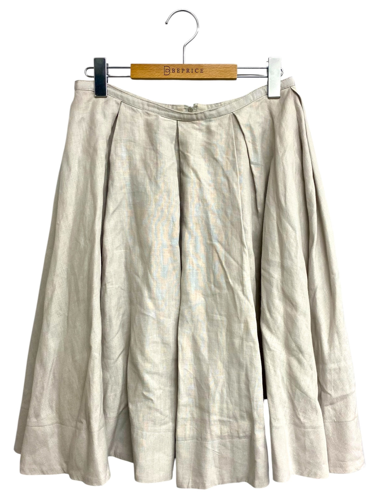 フォクシーブティック A-Line Pleated Skirt 36910 スカート 42 グレー IT4BR97YW8K6